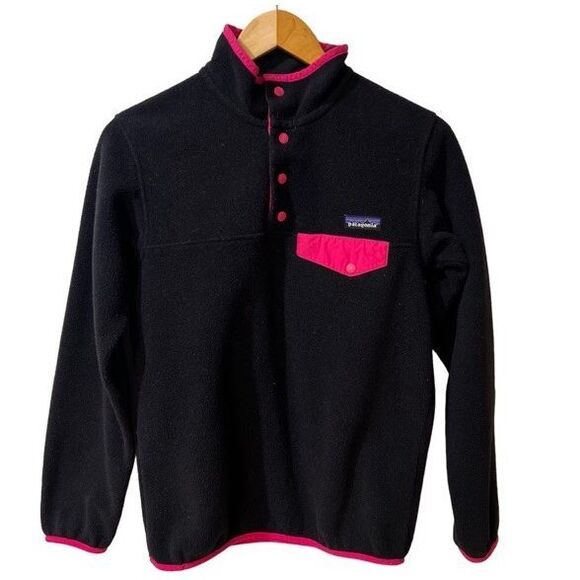 Vintage Patagonia Synchilla Size XS Fleece Jacket Blue Made in Nicaragua Unisex - Picture 1 of 9